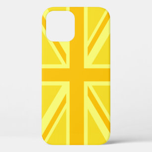 Vibrant Yellow Union Jack iPhone 12 Pro Case