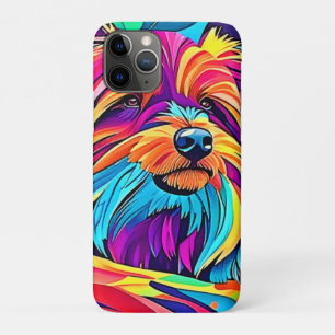 Vibrant Yorkie Pop Art iPhone 11 Pro Case