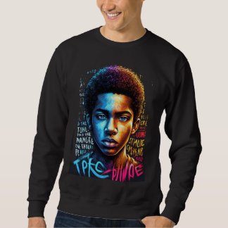 Vibrant Youth Sketch Art T-Shirt Sweatshirt