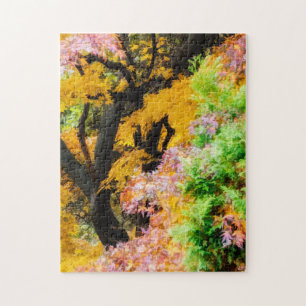 Vibrant Zen Garden Jigsaw Puzzle