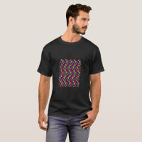 Vibrant Zigzag Dot Pattern