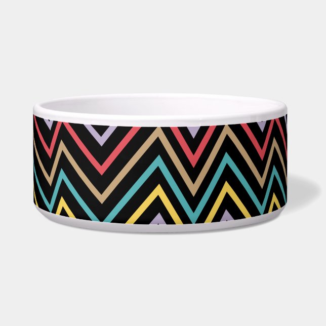 Vibrant ZigZag Symphony A Burst of Colourful Energ (Right)