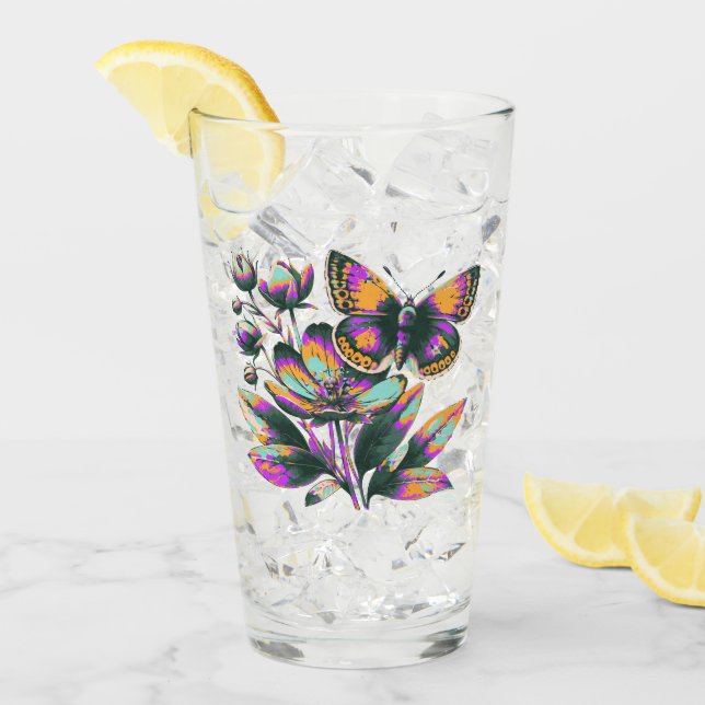 Vibrante butterfly glass (Front Ice)
