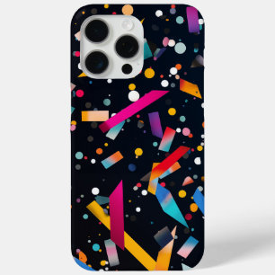 Vibrantly-coloured confetti	 iPhone 15 pro max case