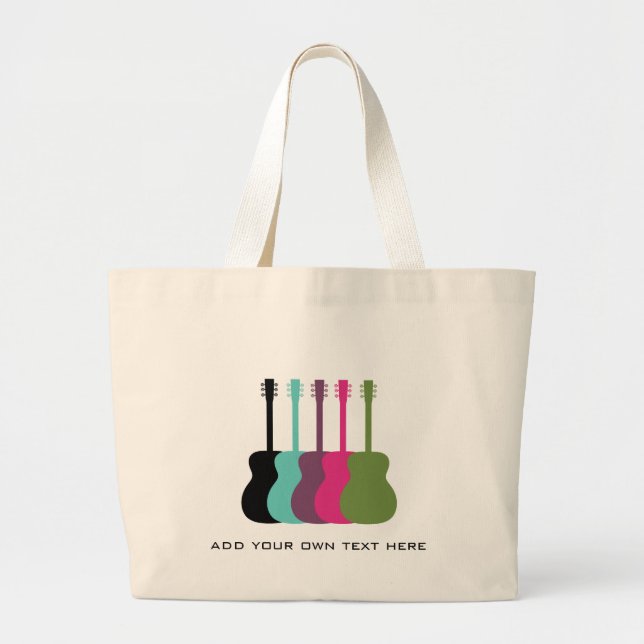 Vibrantly Coloured Guitars Bag (Front)
