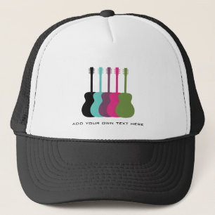 Vibrantly Coloured Guitars Hat