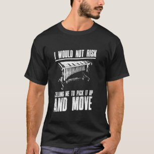 Vibraphone Marching Band Pit Instrument Vibraphoni T-Shirt