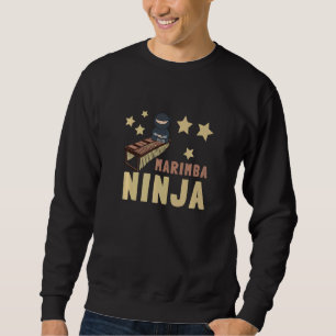 Vibraphone Mom Marimba Ninja And Mallet Glockenspi Sweatshirt