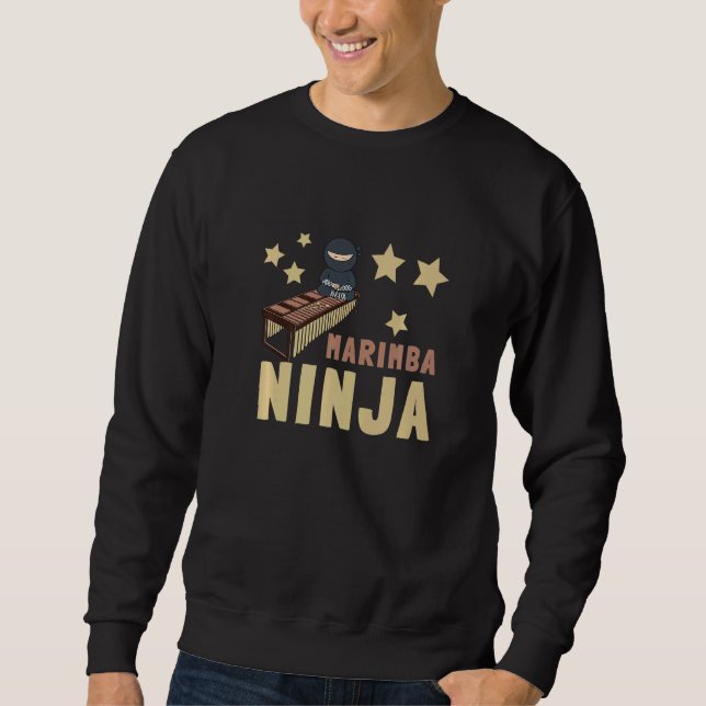 Vibraphone Mom Marimba Ninja And Mallet Glockenspi Sweatshirt (Front)