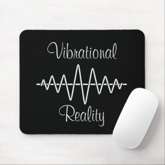 Vibration Frequency Symbol Higher Self Text Mouse Pad