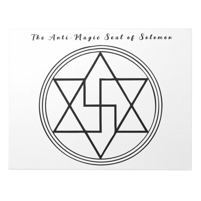 Vibrational & Sacred Geometry Healing Notepad (Front)
