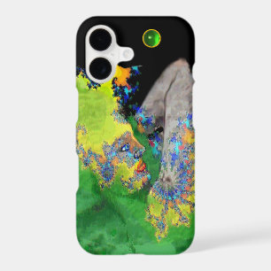 VIBRATIONS OF MATTER Green Fractal Woman