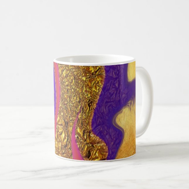 vibratory colour art coffee mug (Front Right)