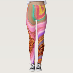 vibratory colour art leggings
