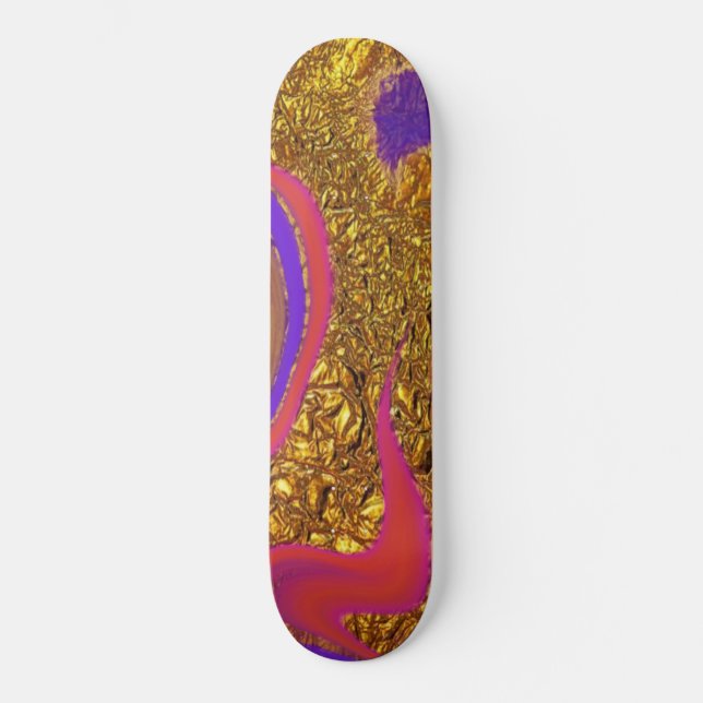 vibratory colour art skateboard (Front)