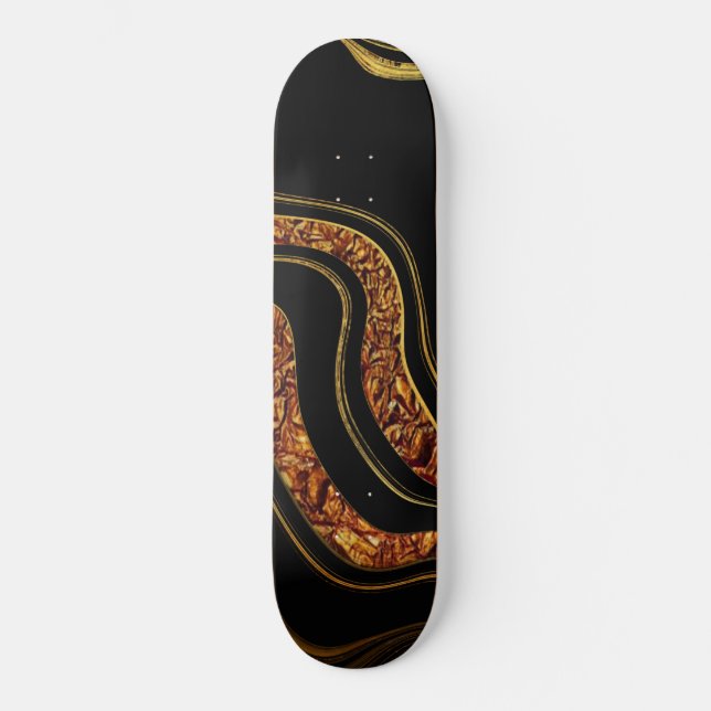 vibratory colour art skateboard (Front)
