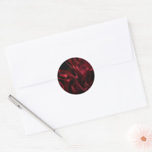 vibratory colours art classic round sticker