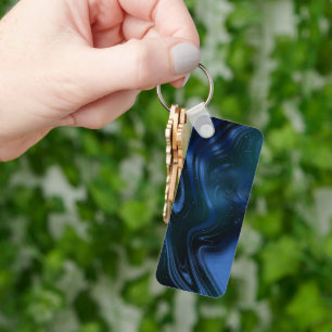 vibratory colours art key ring