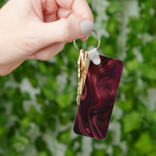 vibratory colours art key ring