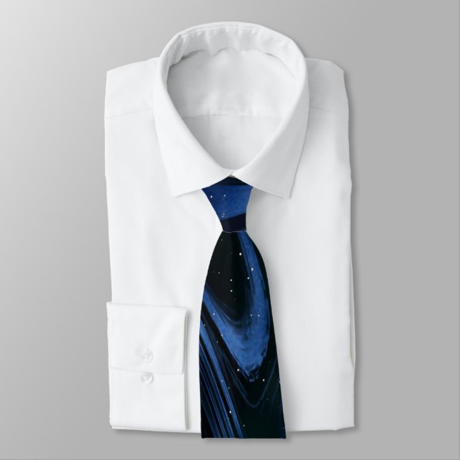 vibratory colours art tie (Tied)