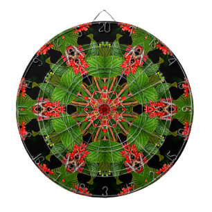 Viburnum Berries Kaleidoscope Dartboard