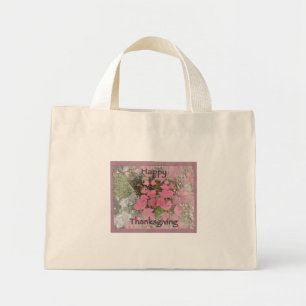 Viburnum Fall Foliage Happy Thanksgiving Items Mini Tote Bag