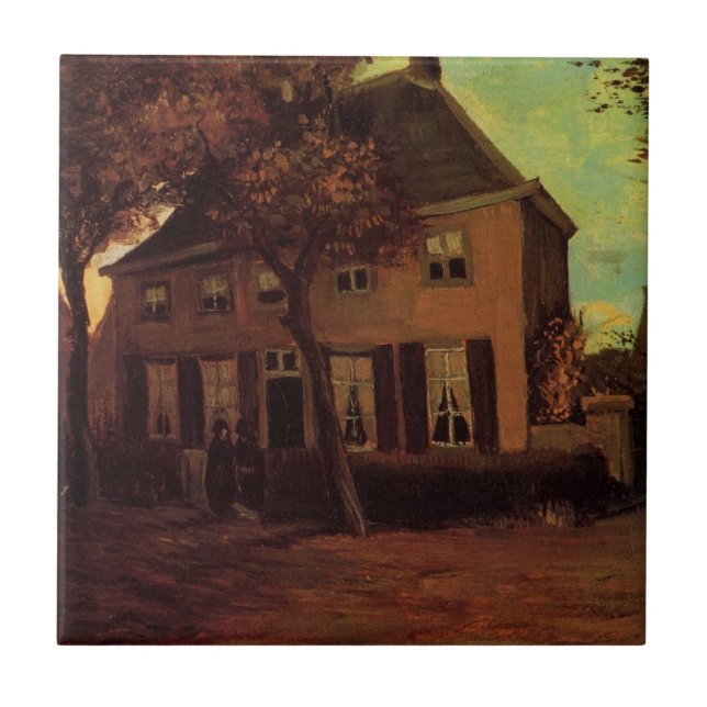 Vicarage at Nuenen by Vincent van Gogh Ceramic Tile (Front)