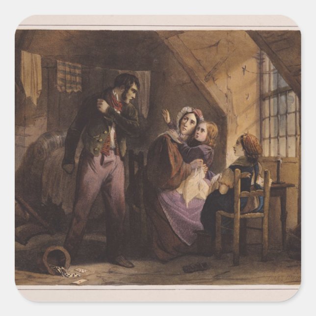 Vice and Virtue: Misery Square Sticker (Front)