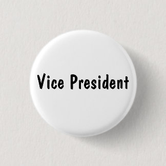 Vice President 3 Cm Round Badge