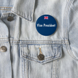 Vice President 6 Cm Round Badge