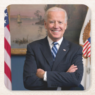 Vice President Joe Biden of Obama Presidency Square Paper Coaster