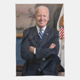 Vice President Joe Biden of Obama Presidency Tea Towel