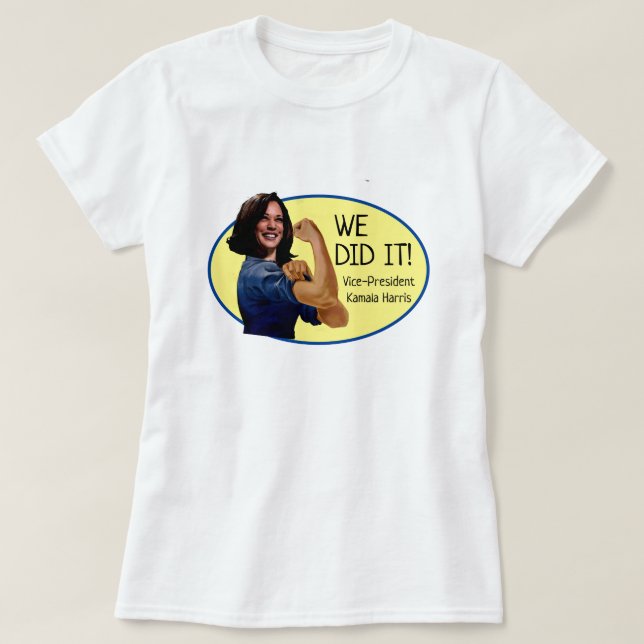 Vice President Kamala Harris as Rosie T-Shirt (Design Front)