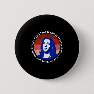 Vice President Kamala Harris, Inauguration Day 202 6 Cm Round Badge
