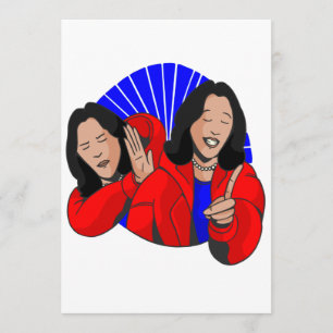 vice president kamala harris meme funny invitation