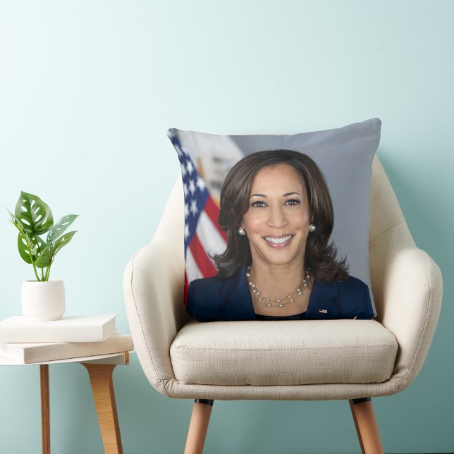 Vice President Kamala Harris Official Photo Cushion (Chair)