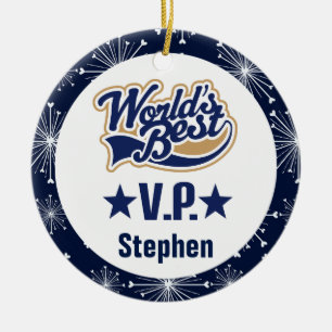Vice President Personalised Gift Ornament
