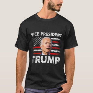 Vice President Trump Us Flag Biden 2024 Election M T-Shirt
