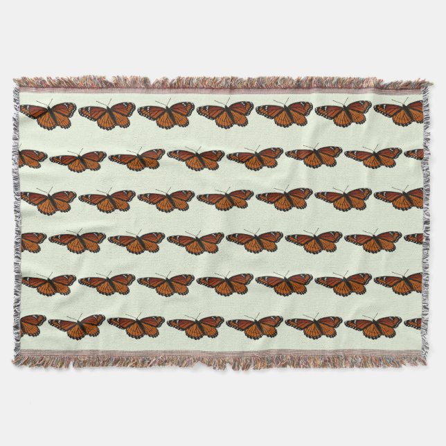 Viceroy Butterfly Beautiful Nature Photography Throw Blanket (Front)