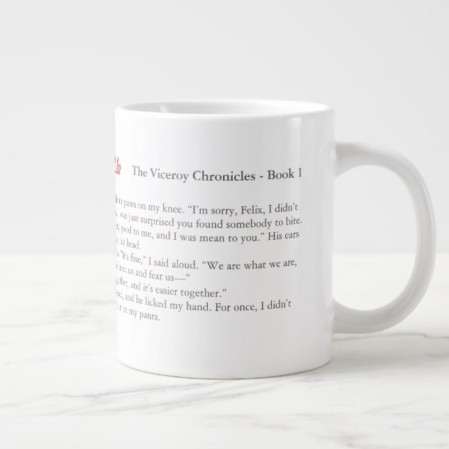 Viceroy's Giant Coffee or Tea Mug (Right)