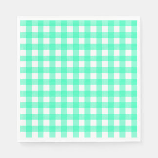 Vichy Blue Turquoise Napkin