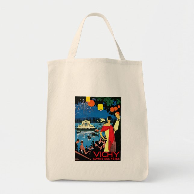 Vichy Comite Des Fetes ~ France Travel Art Tote Bag (Front)