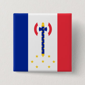 Vichy, France flag 15 Cm Square Badge