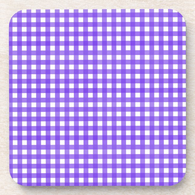Vichy Lavande Coaster (Front)