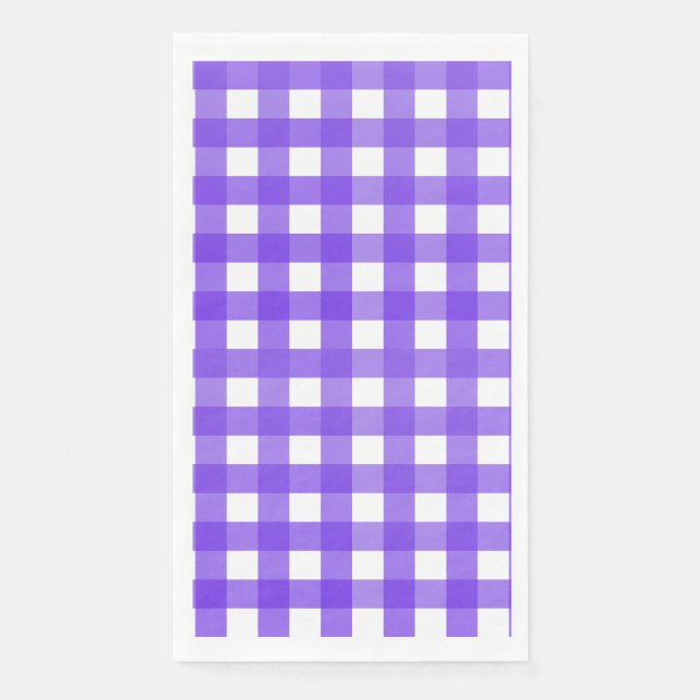 Vichy Lavande Napkin (Front)