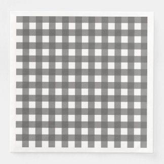 Vichy Light Gray Napkin
