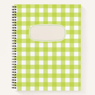 Vichy Light Green Notebook