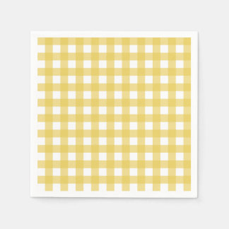 Vichy Light Yellow Napkin