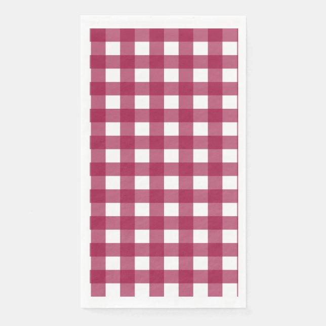 Vichy Rouge Cherry Napkin (Front)