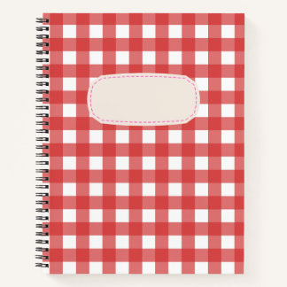 Vichy Rouge Notebook